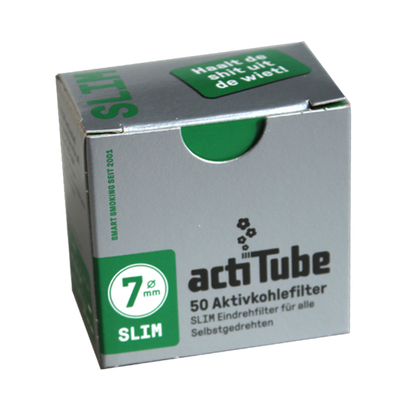 actiTube Slim-7mm-Aktivkohlefilter 10 x 50er Schachtel Filter 10x50 (500) :  : Elektro-Großgeräte
