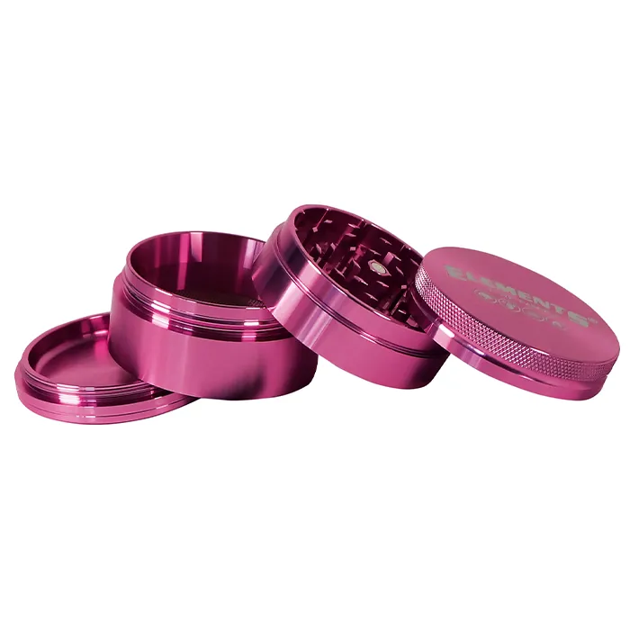 Elements Pink Grinder, Metal, 60mmø 4 Part-WN64PINK-Elements_5.webp