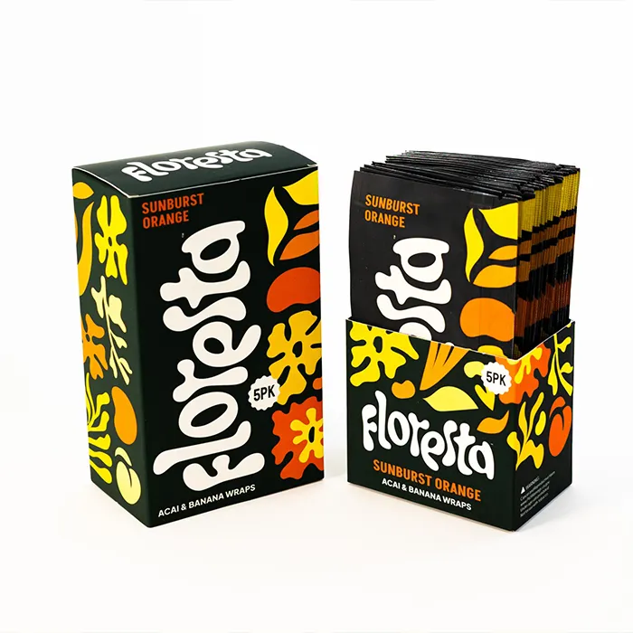 Floresta Wraps Sunburst Orange, Pack Of 25-FLSOR-Floresta_3.webp
