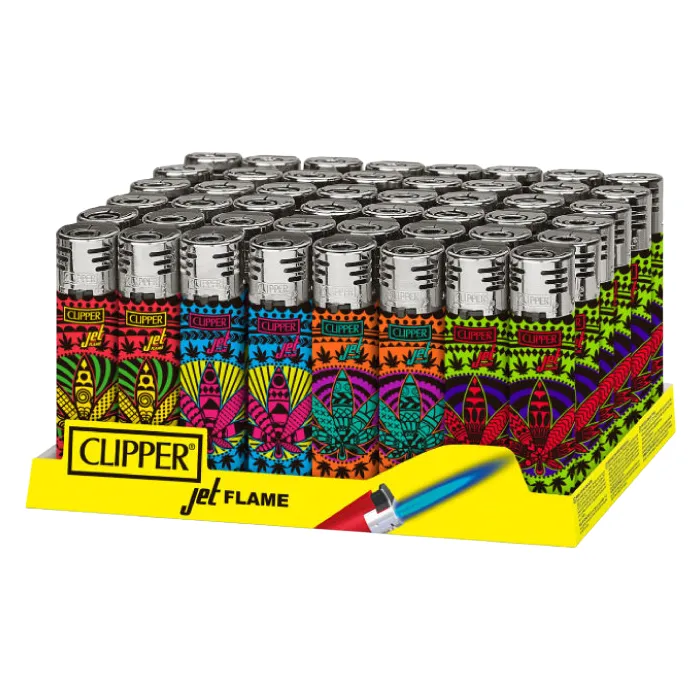 Clipper Classic Large Jet Flame MANDALA LEAVES-VE48-CL2642-Clipper_2.webp