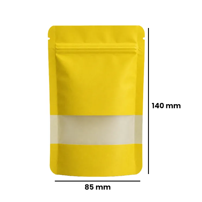 Kraft Paper YELLOW, 140 X 85 Mm, PU50-KP1YL-Bam Bam Bhole_2.webp