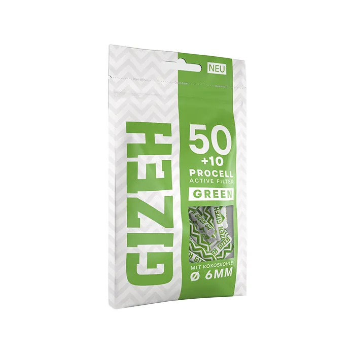 Gizeh ACTIV Filter PROCELL, 50+10, GREEN, 6 mm Ø-ZU4CELLG-Gizeh_4.webp