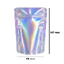 Mylar Bag 140 X 85 Mm, PU50, Holographic-MB14085HOL-Bam Bam Bhole_2.webp
