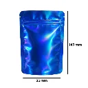 Mylar Bag 140 X 85 Mm, PU50, DARK Blue HOLOGRAPHIC-MB14085DBLHOL-Bam Bam Bhole_2.webp
