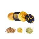 CH Happy Face Plastic Grinder, 62 mm Ø, 4-piece-Champ High_4.webp
