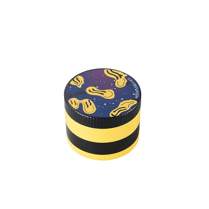 CH Happy Face Plastic Grinder, 62 mm Ø, 4-piece-Champ High_5.webp