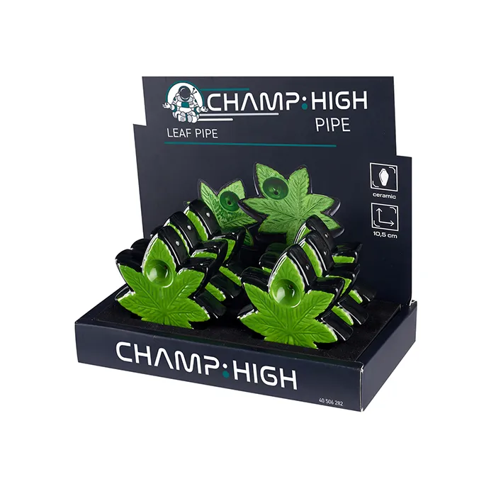 Ceramic Leaf Pipe 10.5 Cm Long-L105-Champ High_2.webp