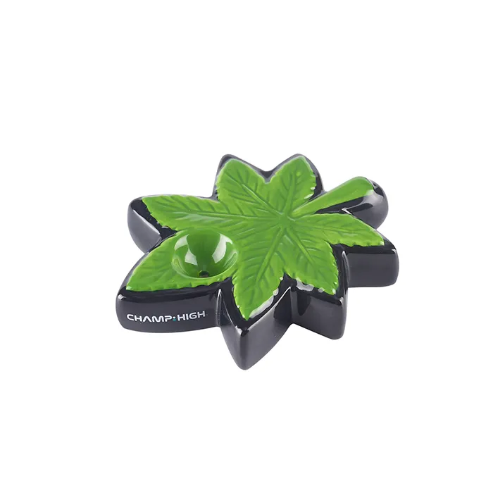 Ceramic Leaf Pipe 10.5 Cm Long-L105-Champ High_3.webp
