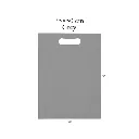 Shopping Bags L, 35 × 50 cm, Grey – Pack of 100-NWBAG23-Bam Bam Bhole_2.webp