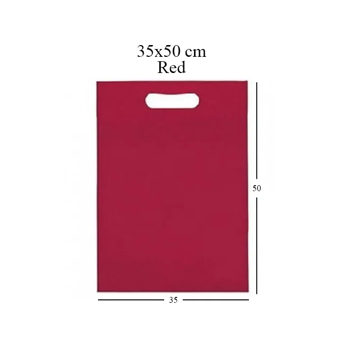 Shopping Bags L, 35 × 50 cm, Red – Pack of 100-NWBAG2-Bam Bam Bhole_2.webp