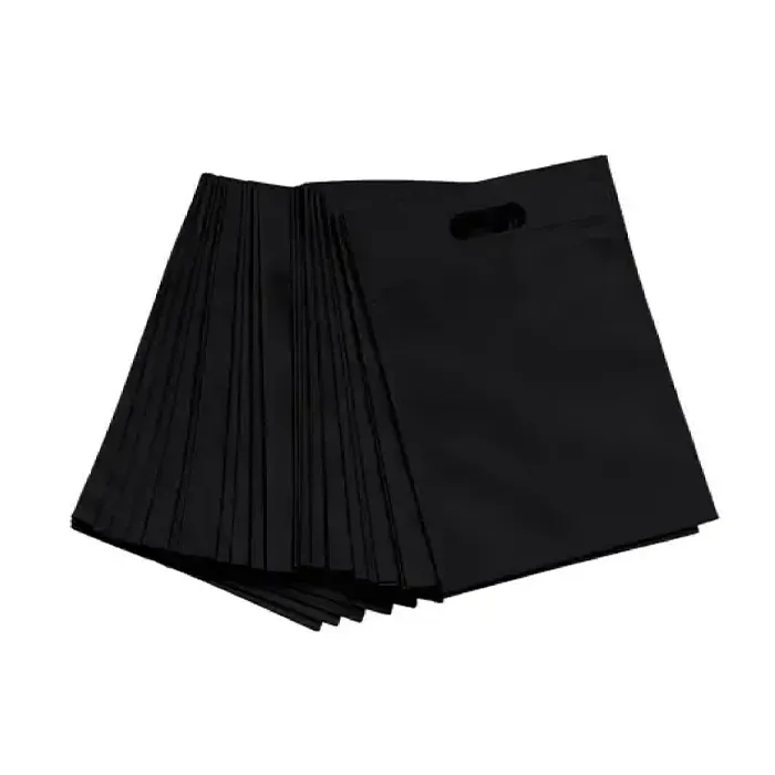 Shopping Bags S, 20 × 30 cm, Black – Pack of 100-NWBAG41-Bam Bam Bhol_3.webp