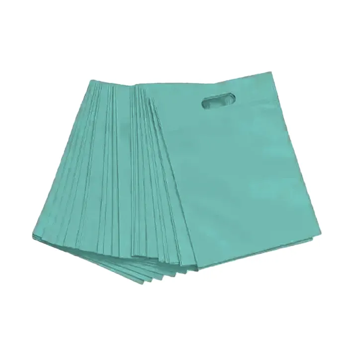 Shopping Bags M, 30 × 40 cm, Green – Pack of 100-NWBAG12-Bam Bam Bhole_3.webp.webp