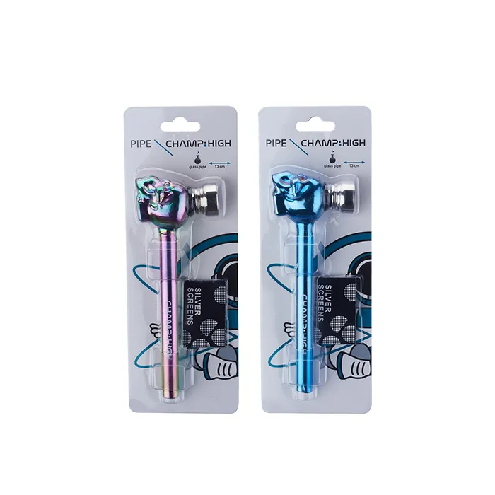 CH Rainbow Skull Glass Pipe , 13cm-MP66-Champ High_6.webp