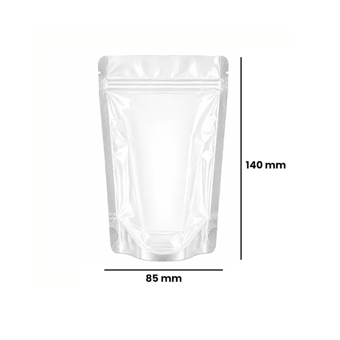Mylar Bag, 140 X 85 mm, VE 50, Transparent-MB14085CLR-Bam Bam Bhole_2.webp