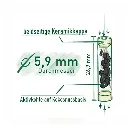 PURIZE Activated Carbon Filters Green 1x50, 5.9mmø, XTRA-ZU9SX50G-Purize_2.webp