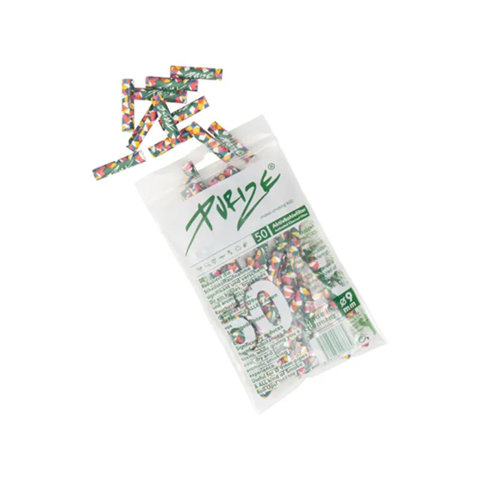 PURIZE Activated Charcoal Filters, Regular, 9 mm Ø, VE 50, Color-ZU9BX50COL-Purize_5.webp