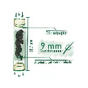 PURIZE Activated Carbon Filter White 1x250, 9mmø Regular-ZU9BX250-Purize_2.webp