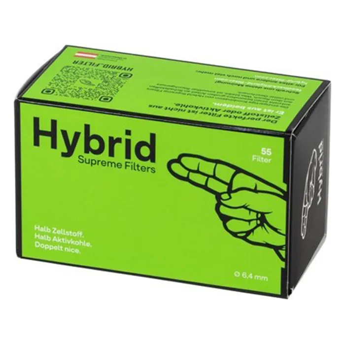Hybrid Activated Charcoal Filters, Supreme, 6.4 mm Ø, VE 8 X 55-ZU5HY-Hybrid Supreme_6.webp