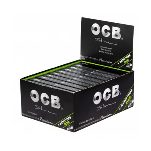 OCB KS Slim Black Pack 12 And Pack With ACTIVE Tip-ZI3ACTION-OCB_2.jpg