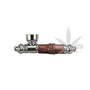 Screw-in pipe, metal + wood, boom effect, 9.5 cm-0019-Bam Bam Bhole_2.jpg