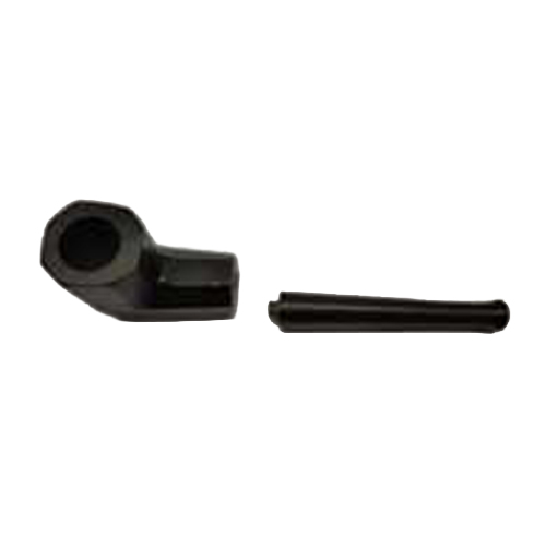 Screw pipe, dark wood, 14 cm long-WP23-Bam Bam Bhole_5.jpg