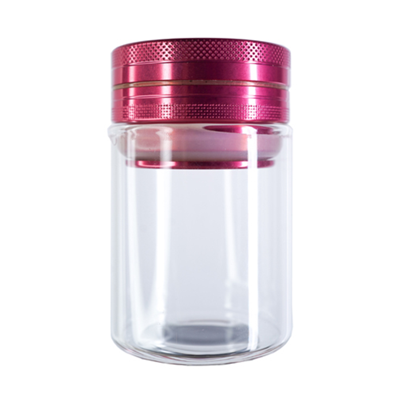 Aluminum Grinder 50 mm Ø With Stash Box, 2-piece-WN503STG-Bam Bam Bhole_2.webp