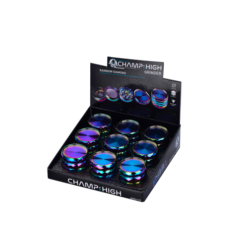 Metal Grinder, 40 mm Diameter, 4-piece, Rainbow Diamond-WN44DIA-Champ High_2.jpg