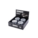 Metal Grinder, Silver LEAVES33, 50mmø, 4-part, Sieve-WNC54L33-Fire-Flow_2.jpg
