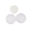 Acrylic Round Jar With Transparent Cap 10 gm, 12 pcs