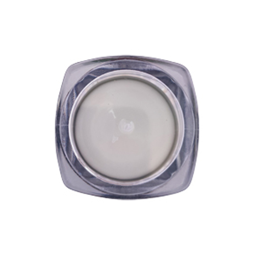 Acrylic Square Jar Black Cap 15 gm, 12 pcs