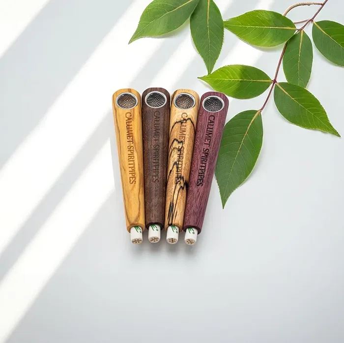 Calumet Spiritpipes® One Piece Amaranth Wooden Smoking Pipe with 6 mm Activated Carbon Filter-CALONE-A-Calumet_3.webp