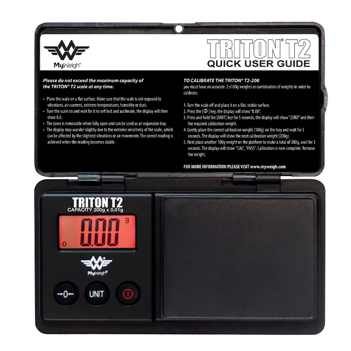 TRITON Digital Scale 200g : 0.01g, Removable Cover-SOLO71-My Weigh_2.webp