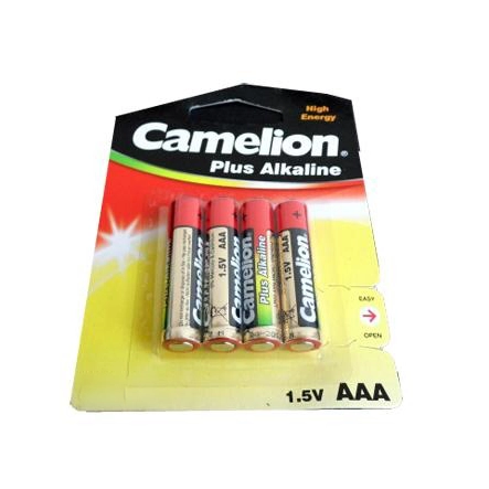Camelion Plus Alkaline AAA Batteries 1.5V – Pack of 4 (LR03)