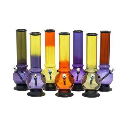 [ST1] Acrylbong, farbig, Ice, mit Kugel, ca. 29,5 cm