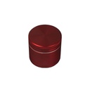 Aluminium-Schleifmaschine, CNC, 50 mm Ø, 4-teilig mit Sieb, rot