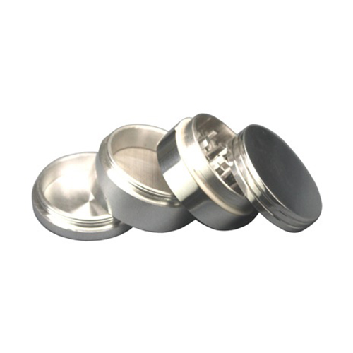 [WNB44] Alu-Grinder, 40mm Ø, 4-teilig mit Sieb