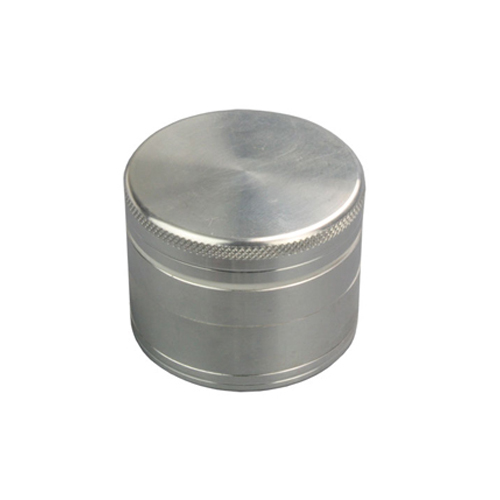 [WN54] Alu-Grinder, 50mm Ø, 4-teilig mit Sieb, CNC