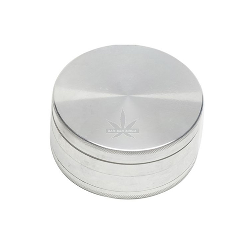 [WN94] Aluminum Grinder, 90 mm Ø, 4-piece With Screen, CNC