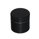 Aluminum Grinder, 4 Cm, 4 Parts, Black