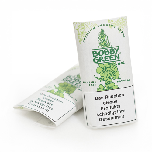 [BG2] BOBBY GREEN® - #2 weiß - 20 g Herbs, nikotinfrei