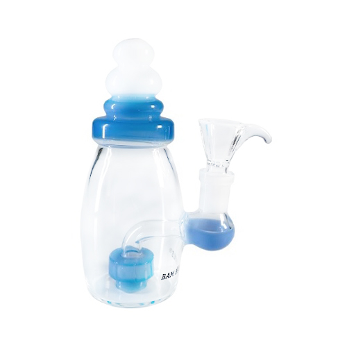 [SSC10142MBL] Babyflaschenbong, blue, 15cm