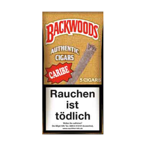 [BWOO1] Backwoods Caribe VE 8 Packs Of 5 Cigars