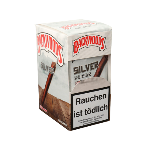 [BWOO5] Backwoods Silber VE 8 Packs a 5 Cigars