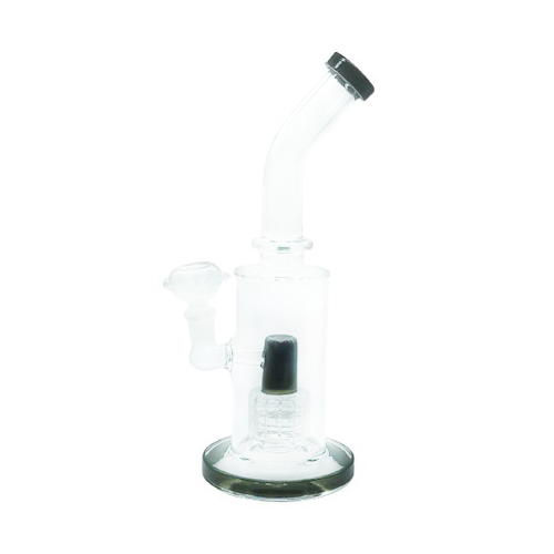 [SSC10134BK] Black Bong, Single Shower Percolator Bong, 25cm