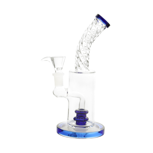 Blue Water Pipe With Drum, 20 cm