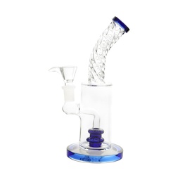 [SSC10149BL] Blue Water Pipe With Drum, 20 cm