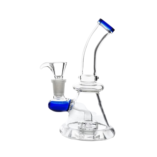 [SSC10163BL] Blaue konische Wasserpfeife, 15cm