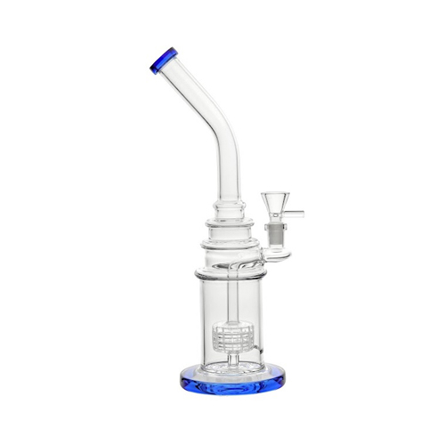 [SSC10139BL] Bong, Black, Multi-ring Bong With Shower, 30 cm