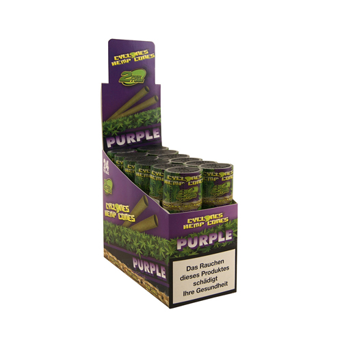 [CHX102] CYCLONES Hemp Cones Purple-12/2