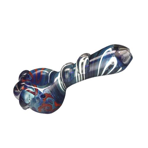 [CC1068] Colored Glass Pipe, Heavy, 13.5 cm